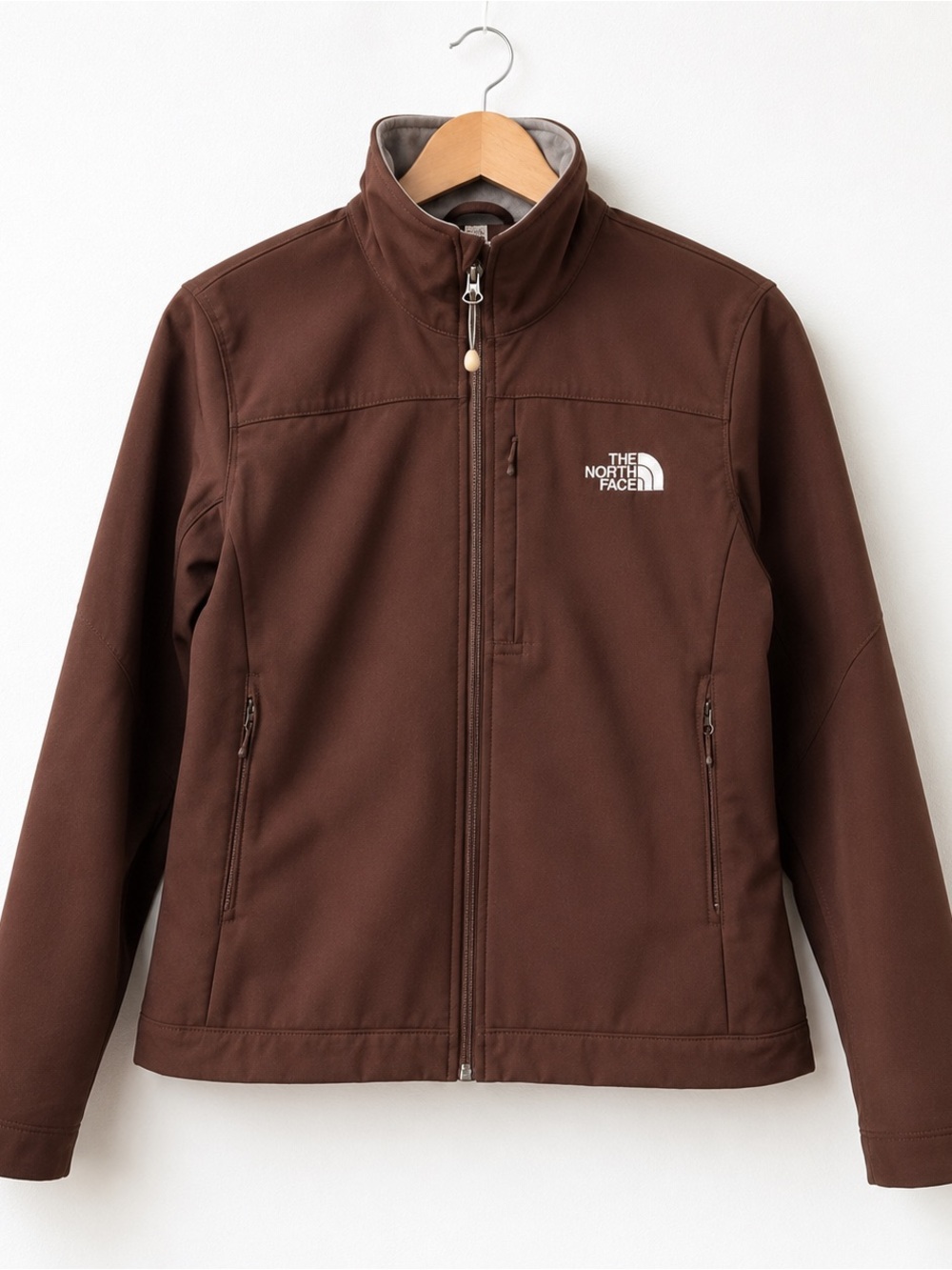 The North Face Women’s Soft Shell Jacket – Brown/Pink – Size Small